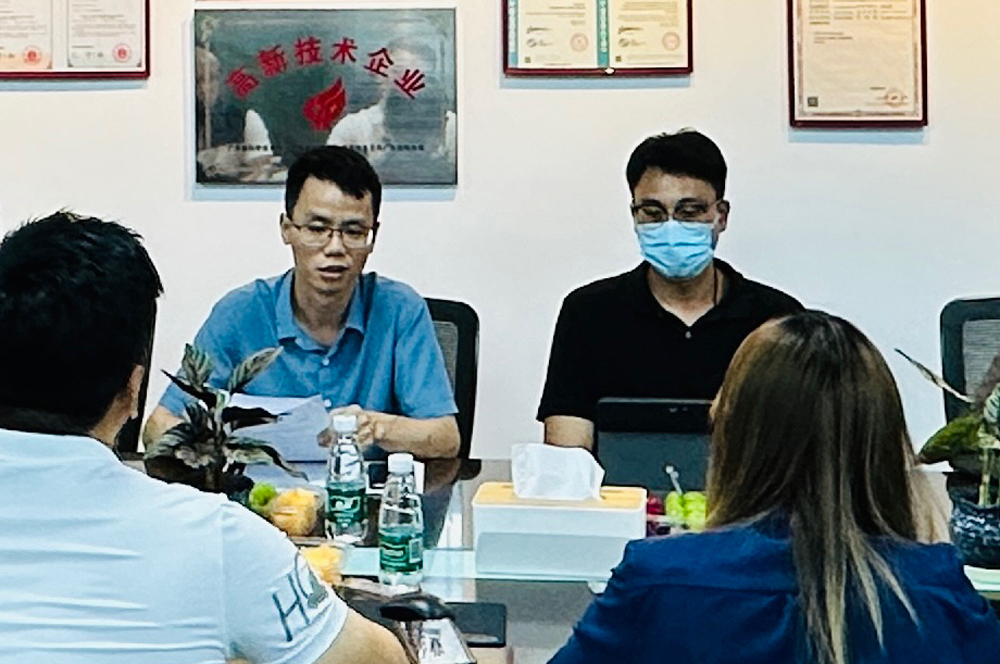 佛山市生態(tài)環(huán)境局、佛山市生態(tài)環(huán)境局順德分局領(lǐng)導蒞臨廣碧調(diào)研指導(圖2)